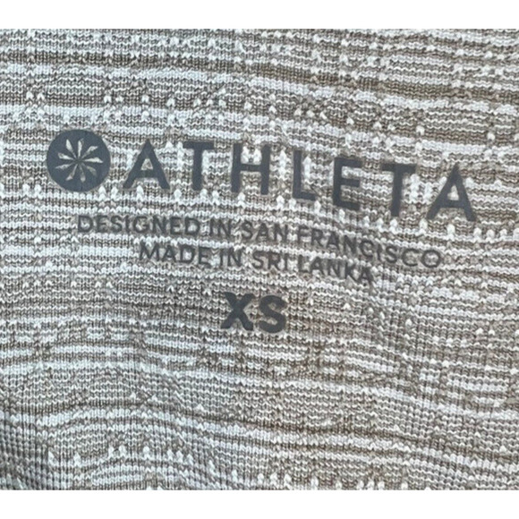 Athleta Pants Womens Extra Small Beige Workout Athleisure Active Leggings Lounge - Picture 10 of 10